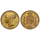 g Australia, Victoria (1837-1901), gold Sovereign, 1877, Sydney mint, third young head left, W.W.
