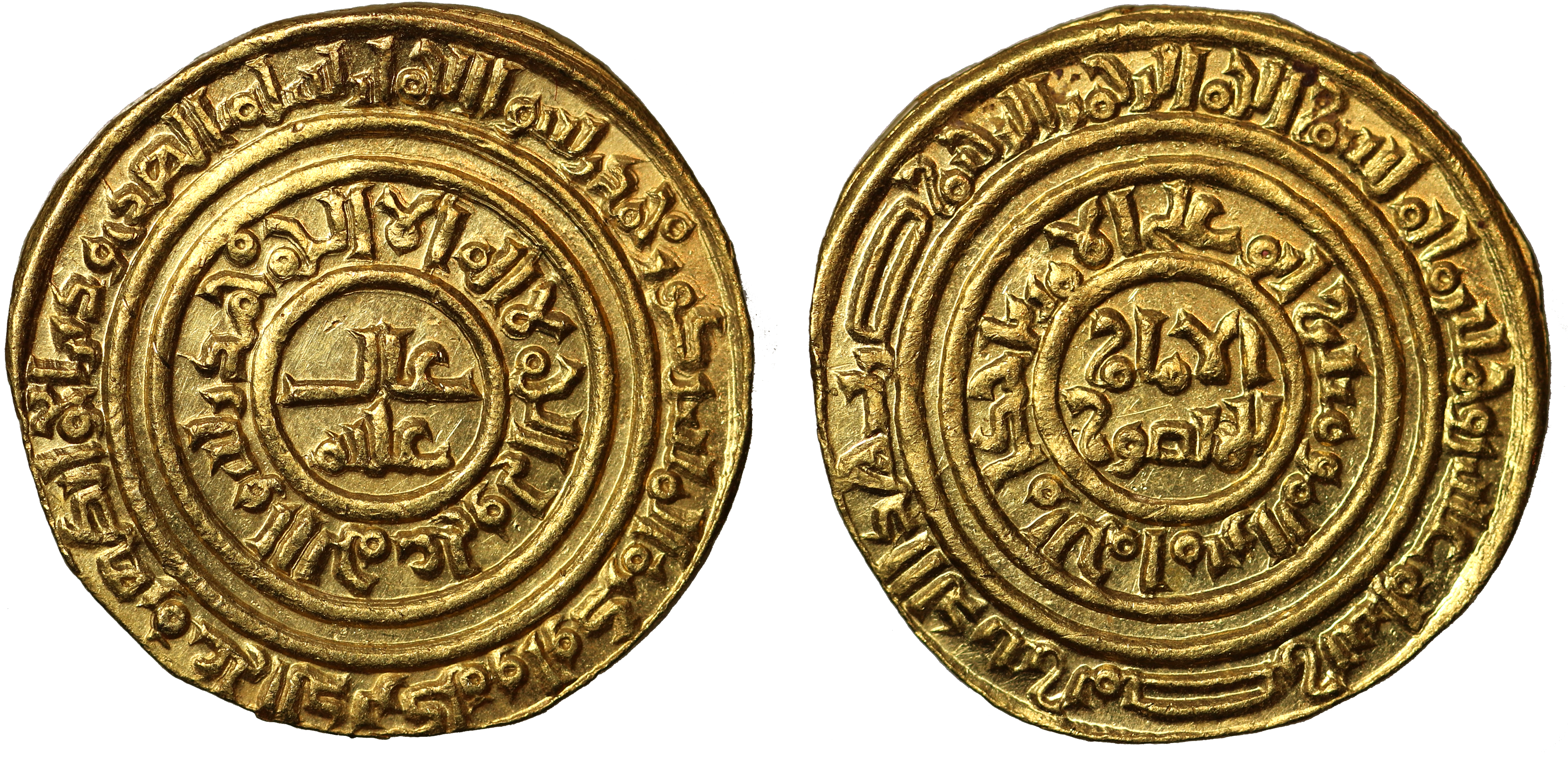 Fatimid, al-Amir Abu 'Ali al-Mansur (AH 495-524 / 1101-1130 AD), gold Dinar, Misr, AH 510, 4.23g (