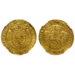 France, Charles VI the Well-Beloved (1380-1422), gold Ecu d'Or … la Couronne, second issue (