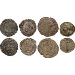 Miscellaneous English silver small coinage (4): Elizabeth I (1558-1603), silver Penny, second