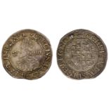 Charles I (1625-49), silver Groat of Fourpence, Aberystwyth Mint (1638-42), crowned bust left within