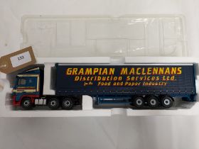 Corgi DAF XF Curtainside- Grampian MacLennans - GC - Box worn