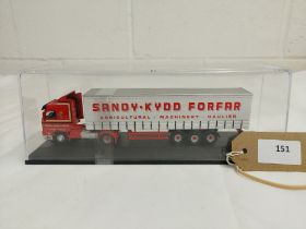 Oxford Scania 143 Short Curtainside - Sandy Kydd - GC - Case OK