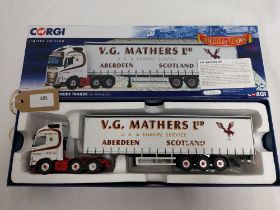 Corgi Volvo FH Curtainside Trailer - V G Mathers - VGC - Box OK