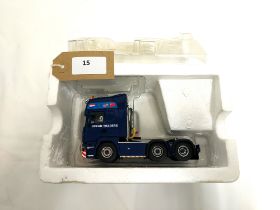 WSI Scania R Topline 6x2 - Ocean Traders - GC - Broken part (present) Box worn