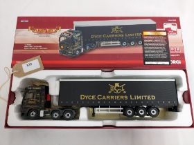 Corgi MAN TGX Curtainside - Dyce Carriers - GC - slight damage - Box OK