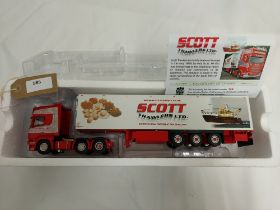 WSI Scania R Topline 6x2 & Fridge Trailer - Scott Trawlers - VGC - Box worn