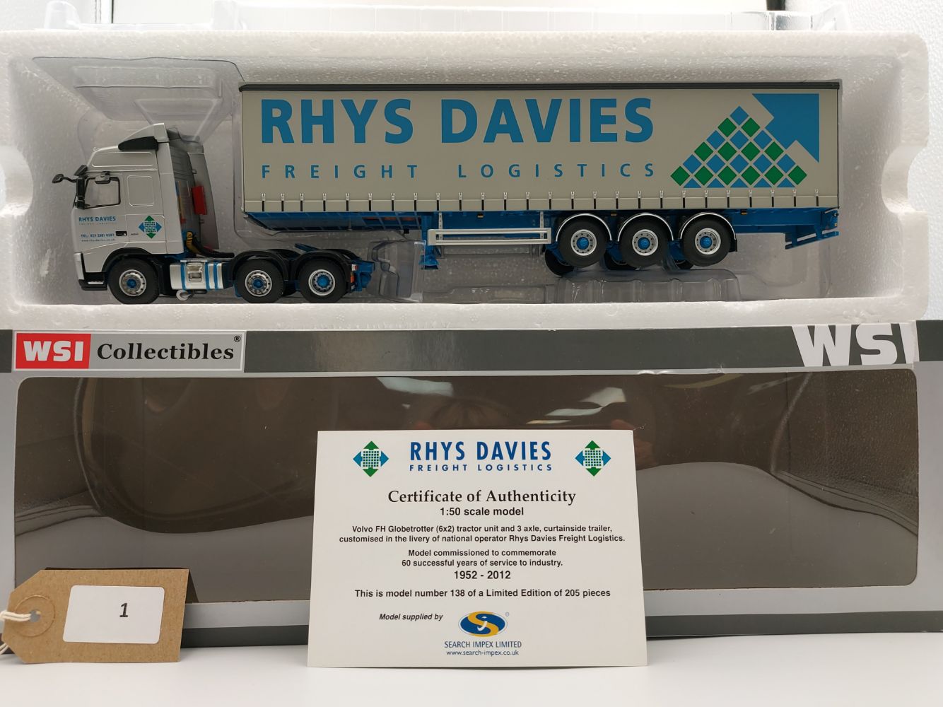 Specialist Model Truck Auction - Speedbird Promotions