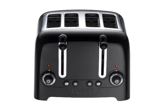 Dualit 46205 4 Slot Lite Toaster in Black Finish - Image 1 of 3