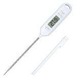 QEIHITYO Meat Thermometer,BBQ Thermometer,LCD Display Digital Food Thermometers,Cooking Thermometer