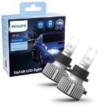 Philips Ultinon Pro3021 LED Car Headlight Bulb (HIR2), cool white light of 6.000K, set of 2