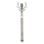 Mr Crimbo Christmas Reindeer Wreath Hanger Silver Metal Over Door Decorations Hook 3D Design Antler