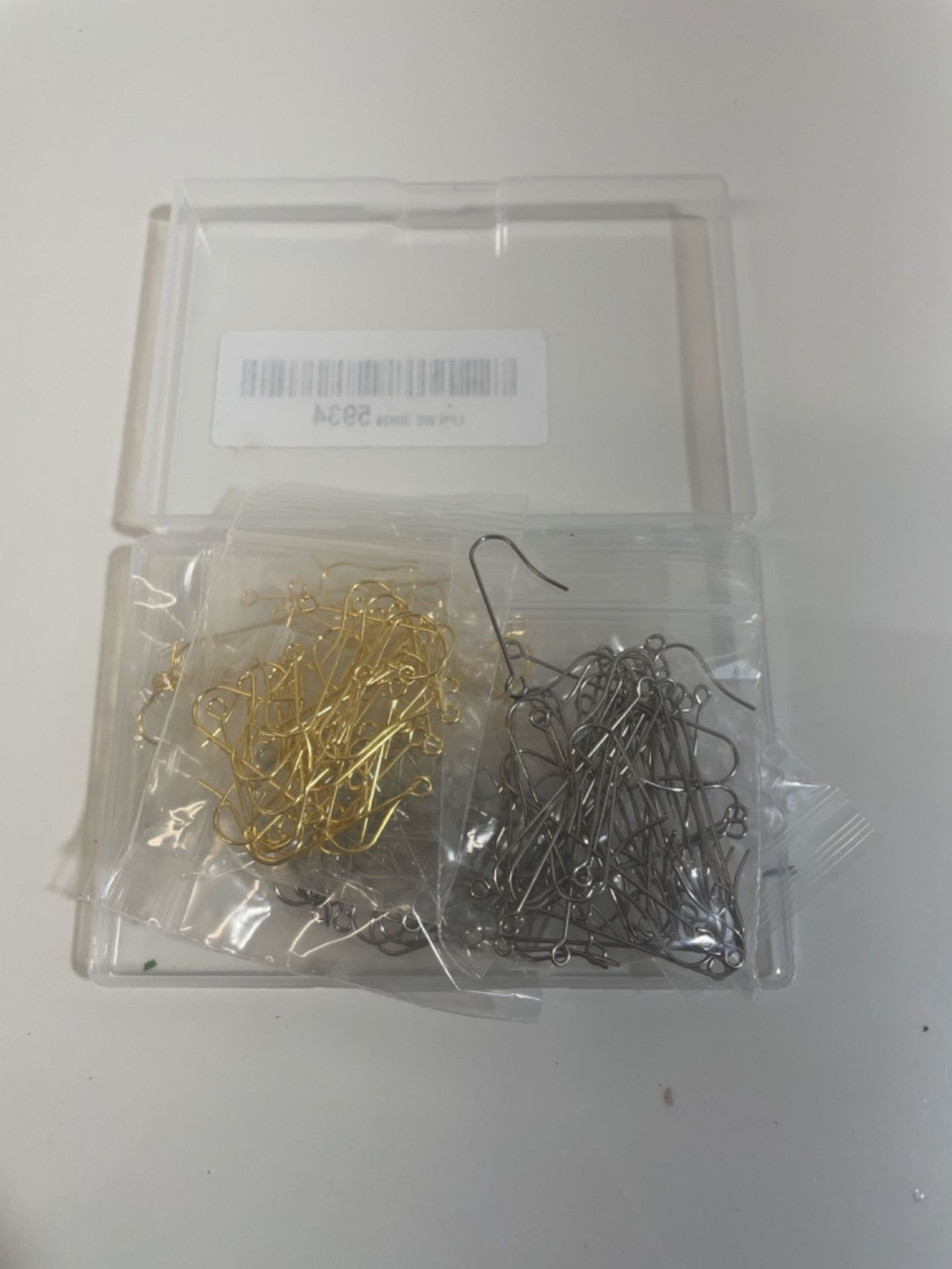 DICOSMETIC 160Pcs 2 Colors 2 Sizes Earring Making Kit Stainless Steel Earring Hooks 28/40mm Long Ea - Image 2 of 2