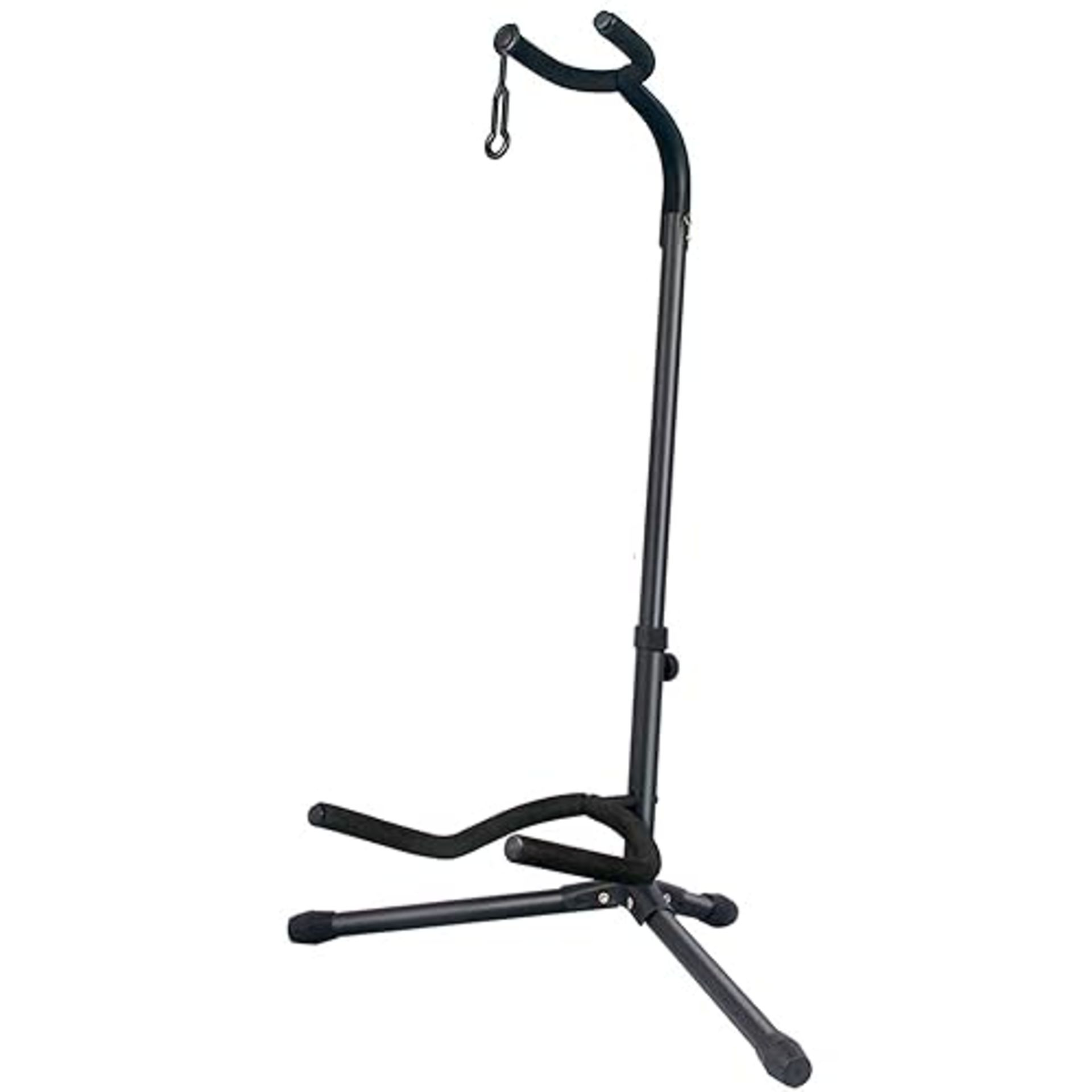 GLEAM Guitar Stand - Adjustable Fit Electric, Classical Guitars and Bass, Guitar Accessories, Foldi