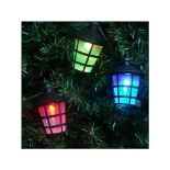 Christmas Concepts® 40 Multi Coloured Christmas/Party/Barbecue Lights with Lantern Style Shade (Su