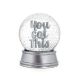 Boxer Gifts You Got This Inspirational & Motivational Glitter Snow Globe Ornament | Heartfelt Gift 