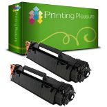 Printing Pleasure 2 Compatible CE278A 78A Toner Cartridges for HP Laserjet Pro M1536 MFP M1536DNF P