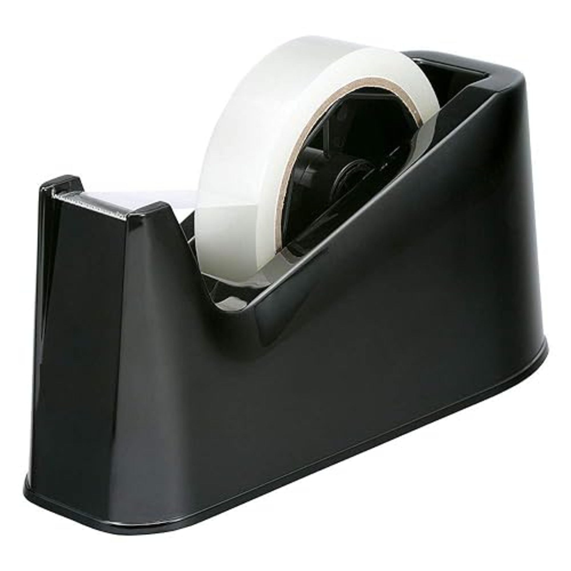 Heavy Duty, Tape Dispenser - Weighted, Non-Skid Rubber Base - High-Quality, Sharp Cutting Blade - B