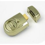 Yale P-Y3-BLX-PB-60 Contemporary Nightlatch, Standard Security, Brass Finish, 60 mm Backset