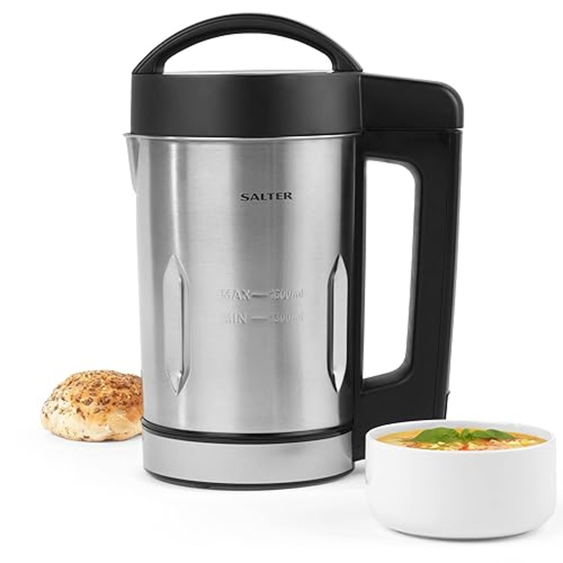 Salter EK5118V2 Digital Soup Maker - 1.6 Litre Capacity, Family Sized, Smoothies, 5 Settings, Chunk