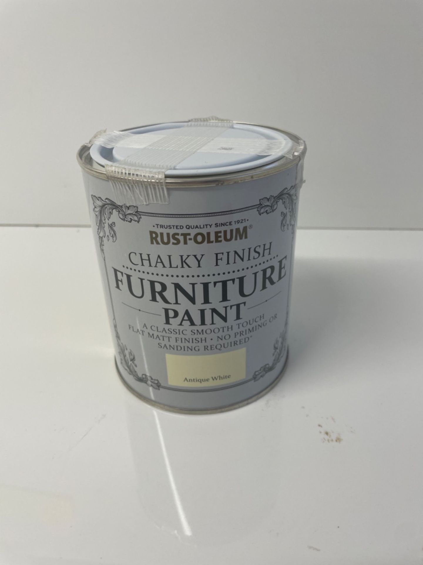 Rust-Oleum AMZ0012 Chalky Finish Furniture Paint - Antique White - 750ml - Image 3 of 3