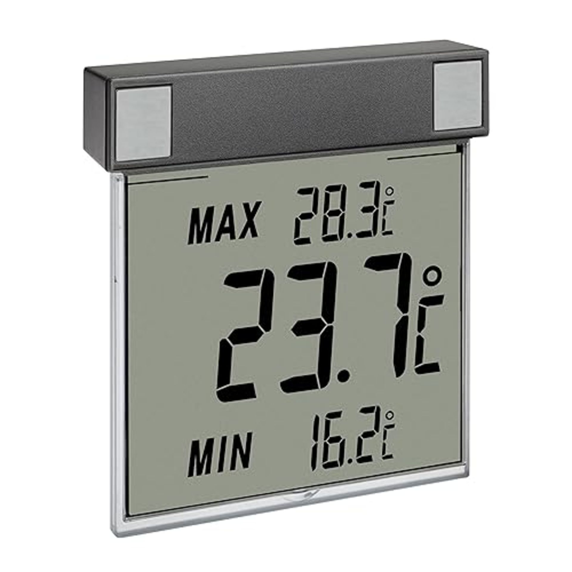 TFA Dostmann Digital Window Thermometer, 30.1025.10, for Determining Outdoor Temperature, Easy Atta