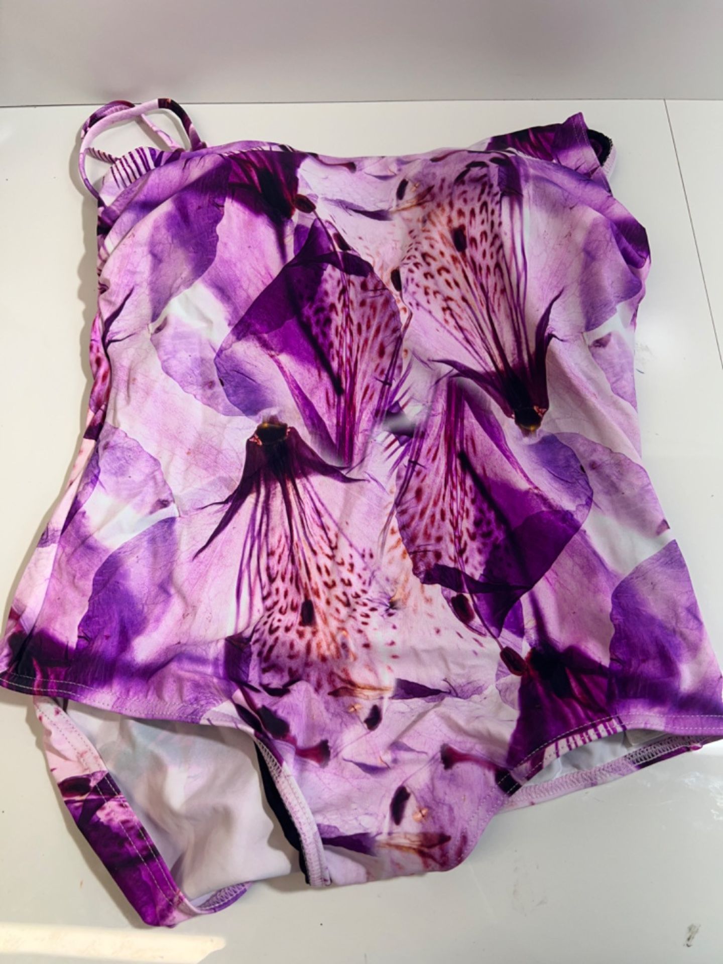 Ulla Popken Women's Orchid Fabienne Swimsuits, Purple, 18 - Image 3 of 3