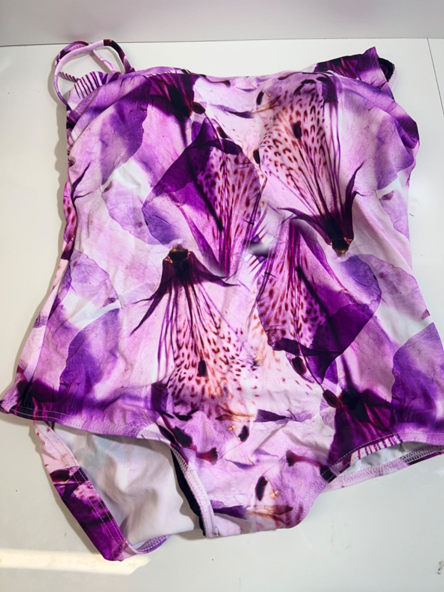 Ulla Popken Women's Orchid Fabienne Swimsuits, Purple, 18 - Image 2 of 3
