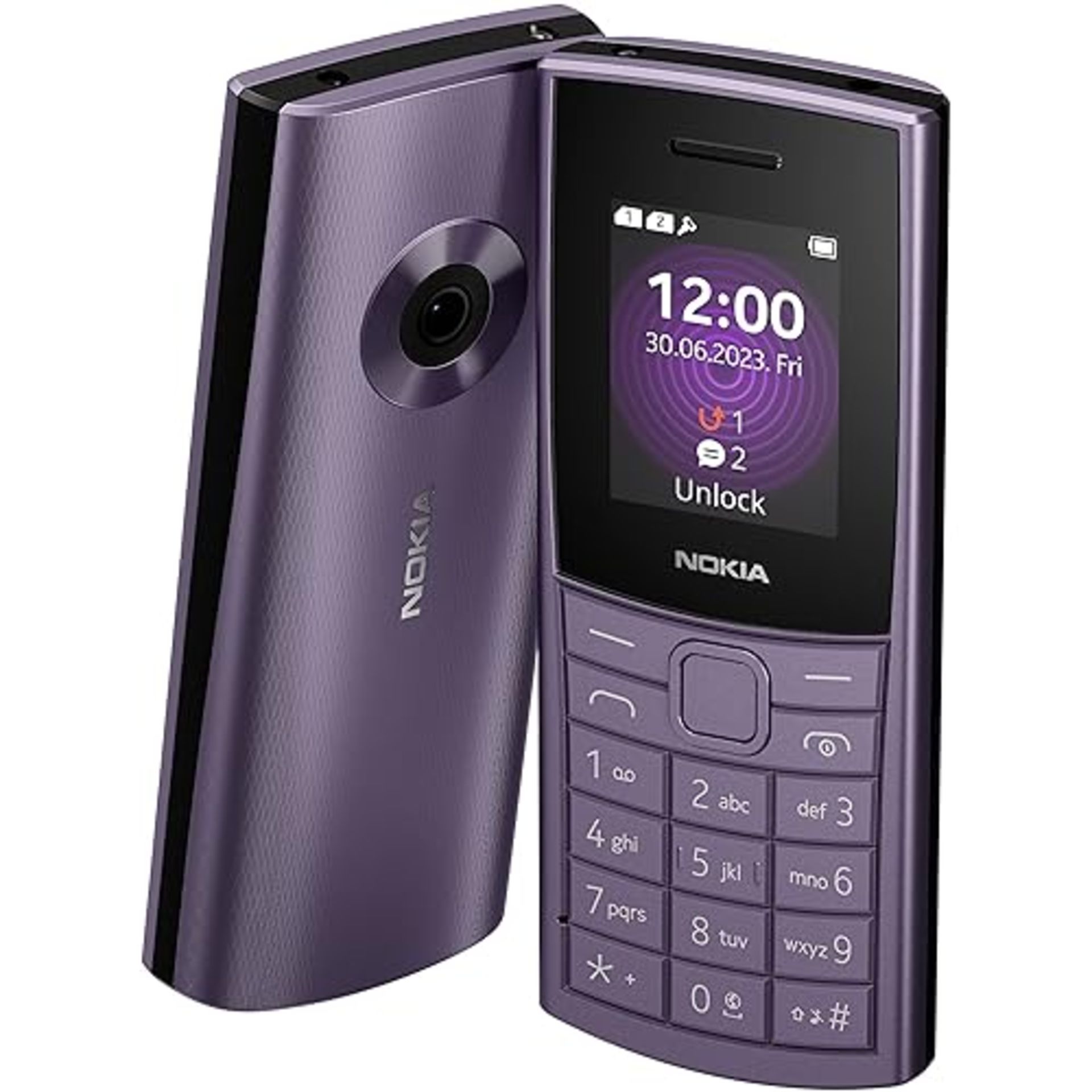 Nokia 110 4G Feature Phone With Camera, Bluetooth, FM radio, MP3 player, MicroSD, Long-Lasting Batt