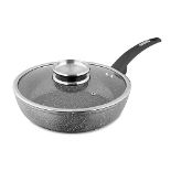 Tower T81202 Cerastone Forged Multi-Pan with Non-Stick Coating and Soft Touch Handles, 28 cm, Graph