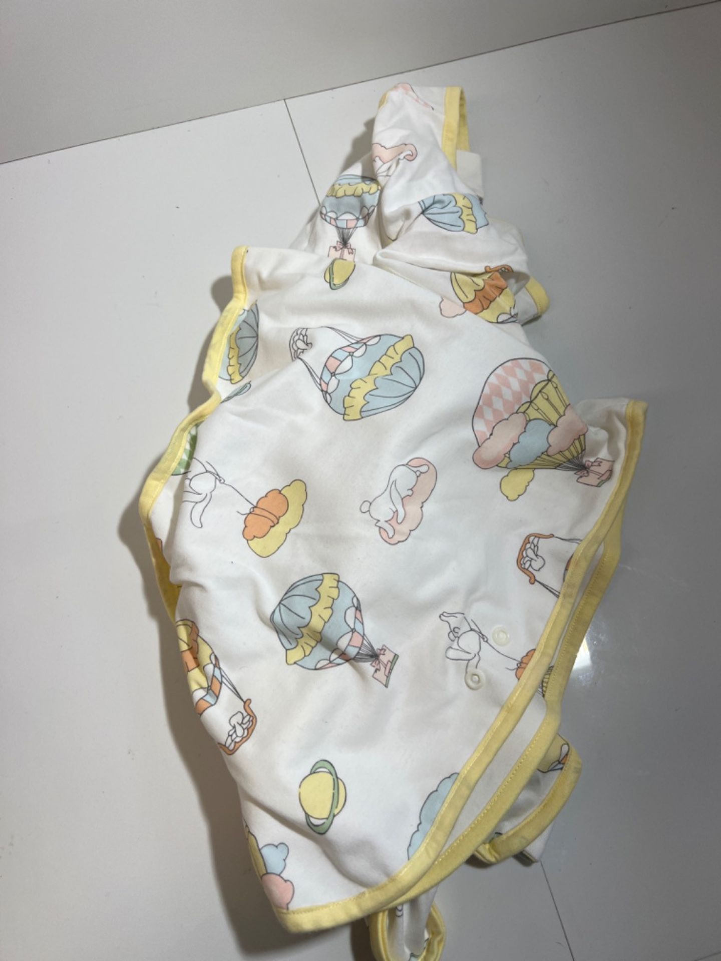 Duomiaomiao Baby Sleeping Bag Swaddle, Premium Cotton 3-Way Adjustable Wearable Blanket, Butter Sof - Image 3 of 3