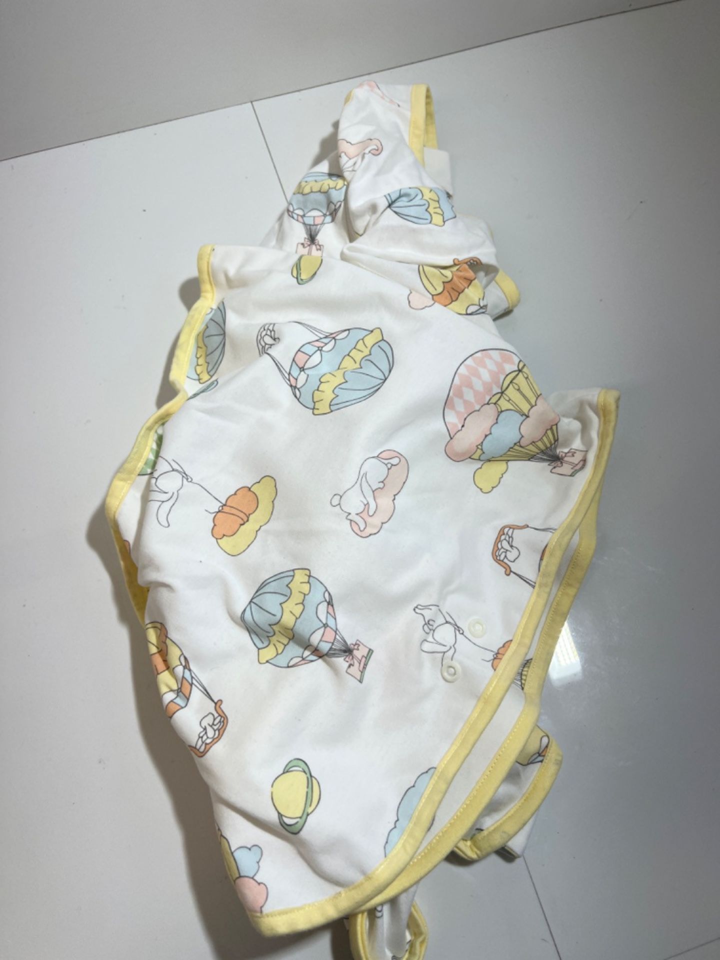 Duomiaomiao Baby Sleeping Bag Swaddle, Premium Cotton 3-Way Adjustable Wearable Blanket, Butter Sof - Image 2 of 3