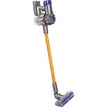 Casdon Dyson Toys. Cordless Vacuum Cleaner. Purple and Orange Interactive Toy Replica with Real Fun