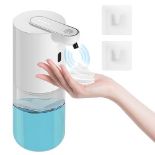 Automatic Soap Dispenser, 400 ML Rechargeable Non-Touch Foam Soap Dispenser with 4 Adjustable Foam 