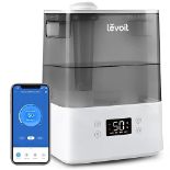LEVOIT Smart Humidifiers for Bedroom & Baby, 6L Top-Fill Cool Mist with Quiet Sleep Mood and Alexa 