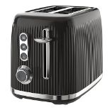 Breville Bold Black 2-Slice Toaster with High-Lift and Wide Slots | Black and Silver Chrome [VTR001