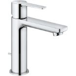 GROHE Lineare | Badarmatur - Waschtischarmatur, S-Size | mit Zugstange | chrom | 32114001