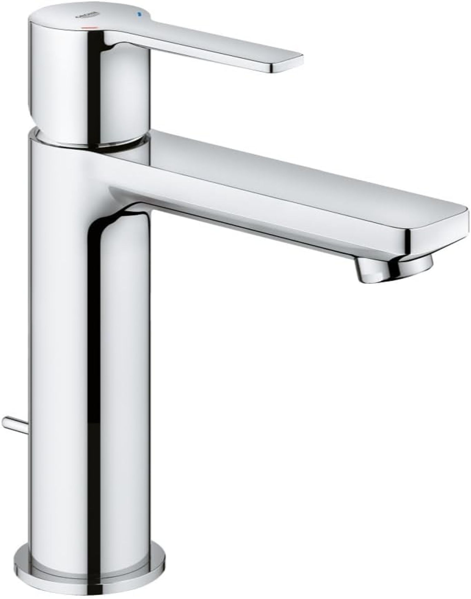 GROHE Lineare | Badarmatur - Waschtischarmatur, S-Size | mit Zugstange | chrom | 32114001