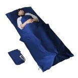 MYCARBON Travel Sleeping Bag Liner, 100% Cotton Durable and Super Soft 220 x 90 cm Roomy Travel She