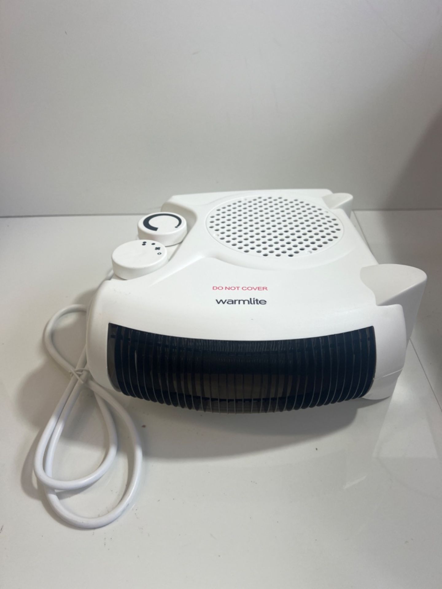 Warmlite WL44001 Thermo Fan Heater with 2 Heat Settings and Overheat Protection, 2000W, White - Image 2 of 3