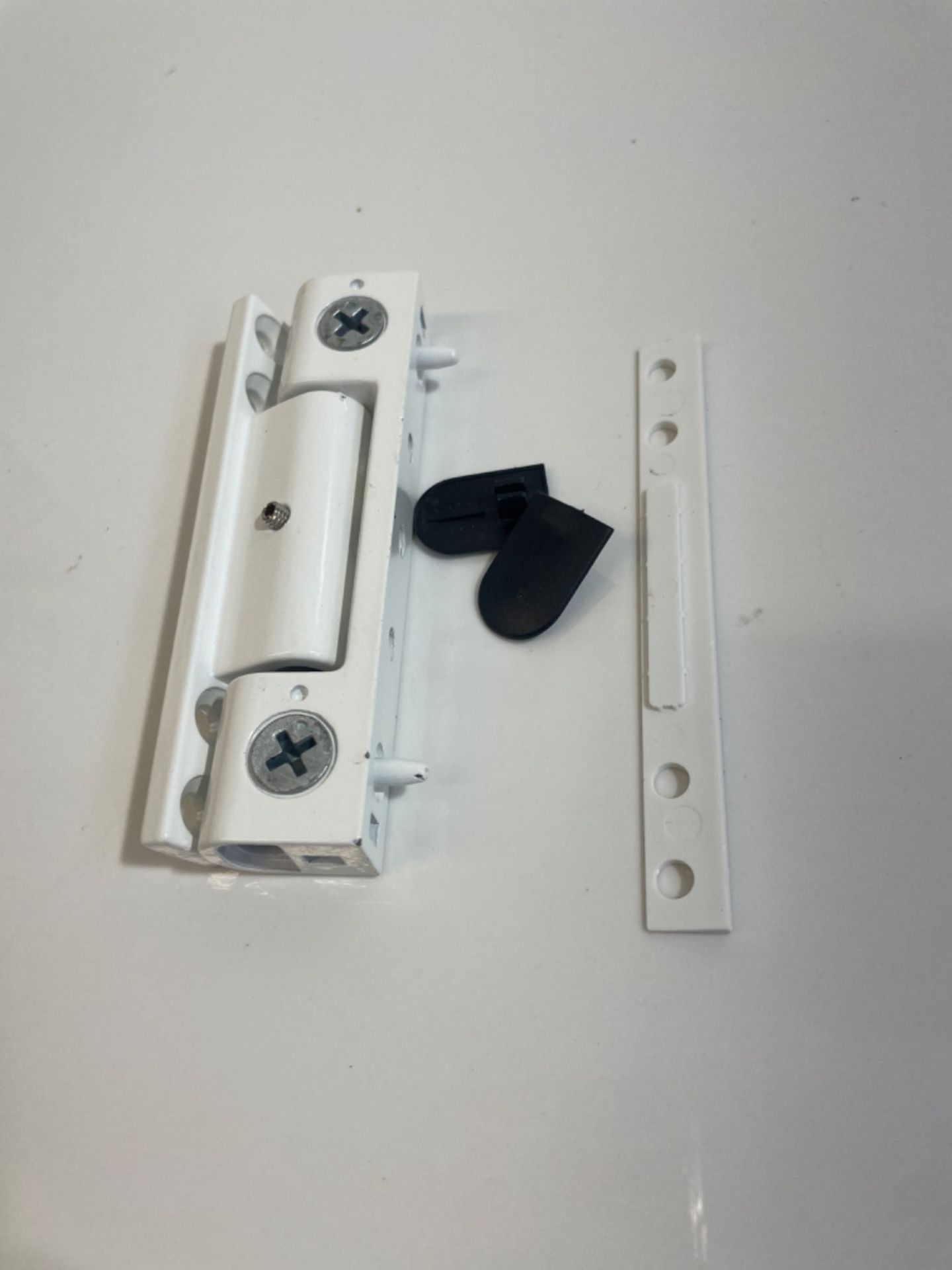 White uPVC Door Butt Hinge - 100mm Hinge - Double Glazed Door Hinge - Image 2 of 3