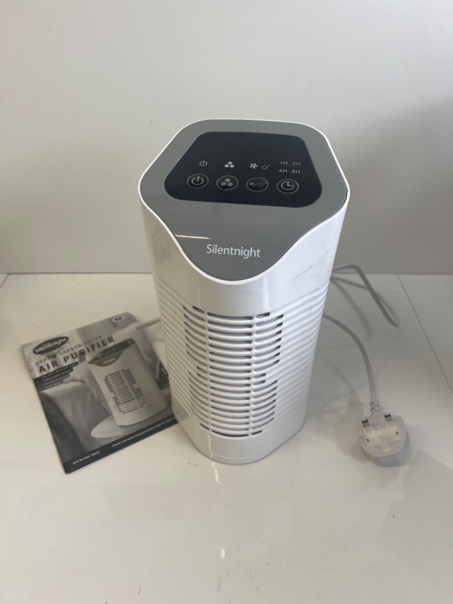 Silentnight Air Purifier with HEPA & Carbon Filters, Air Cleaner for Allergies, Pollen, Pets, Dust, - Image 2 of 3