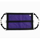 Majestic Ally 1200D 29"x19" Horse Stall Guard with Adjustable Straps and Hardware (Purple Black)