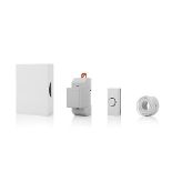 Byron 720k Wired Doorbell Set, Wired Doorbell, Push Bell, Transformer, Cable and Clips