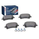 Bosch BP937 Brake Pads - Rear Axle - ECE-R90 Certified - 1 Set of 4 Pads