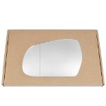 Less4spares Wing Mirror Glass Left Compatible with Audi A4 2010-2015 STICK-ON Passenger Near Side w