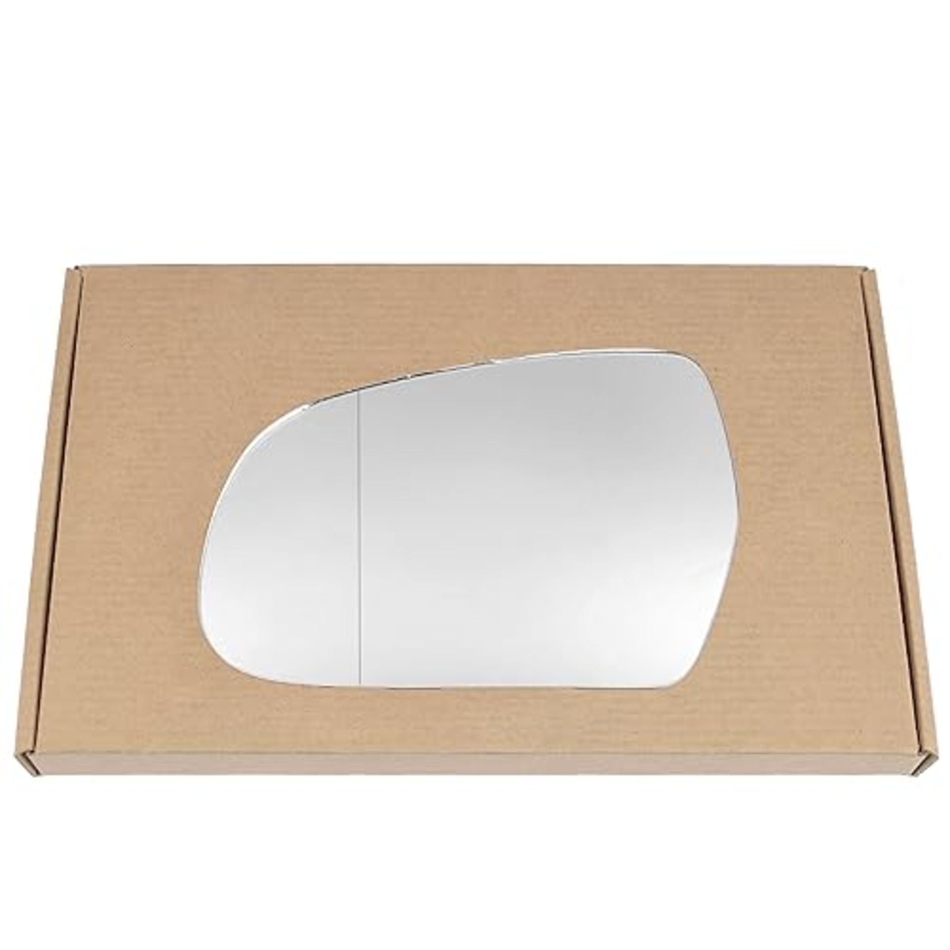 Less4spares Wing Mirror Glass Left Compatible with Audi A4 2010-2015 STICK-ON Passenger Near Side w