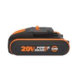 WORX WA3639 18V (20V Max) 2.0Ah Battery Pack with Battery Indicator