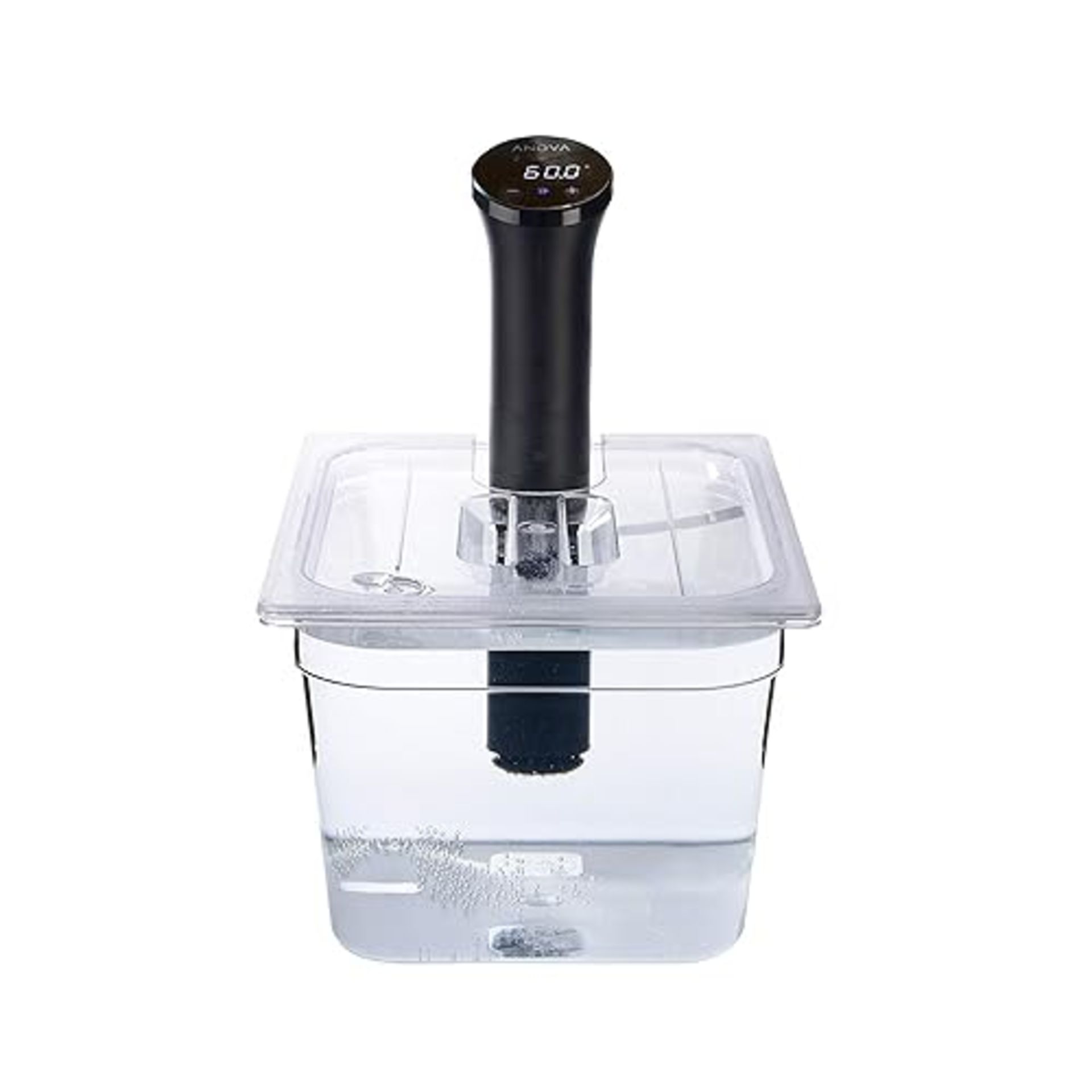 SousVideTools Polycarbonate Container - Custom Cut Lid to Suit the Anova Nano Sous Vide Cooker - Cl