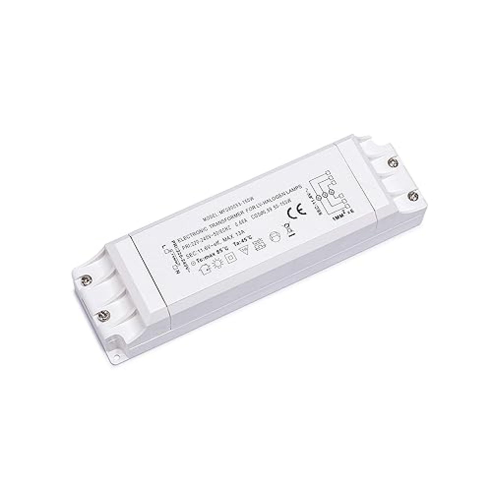 Yafido Electronic Transformer 230V AC to 12V AC 50-150Watt for Halogen Light bulb with Overload Pro